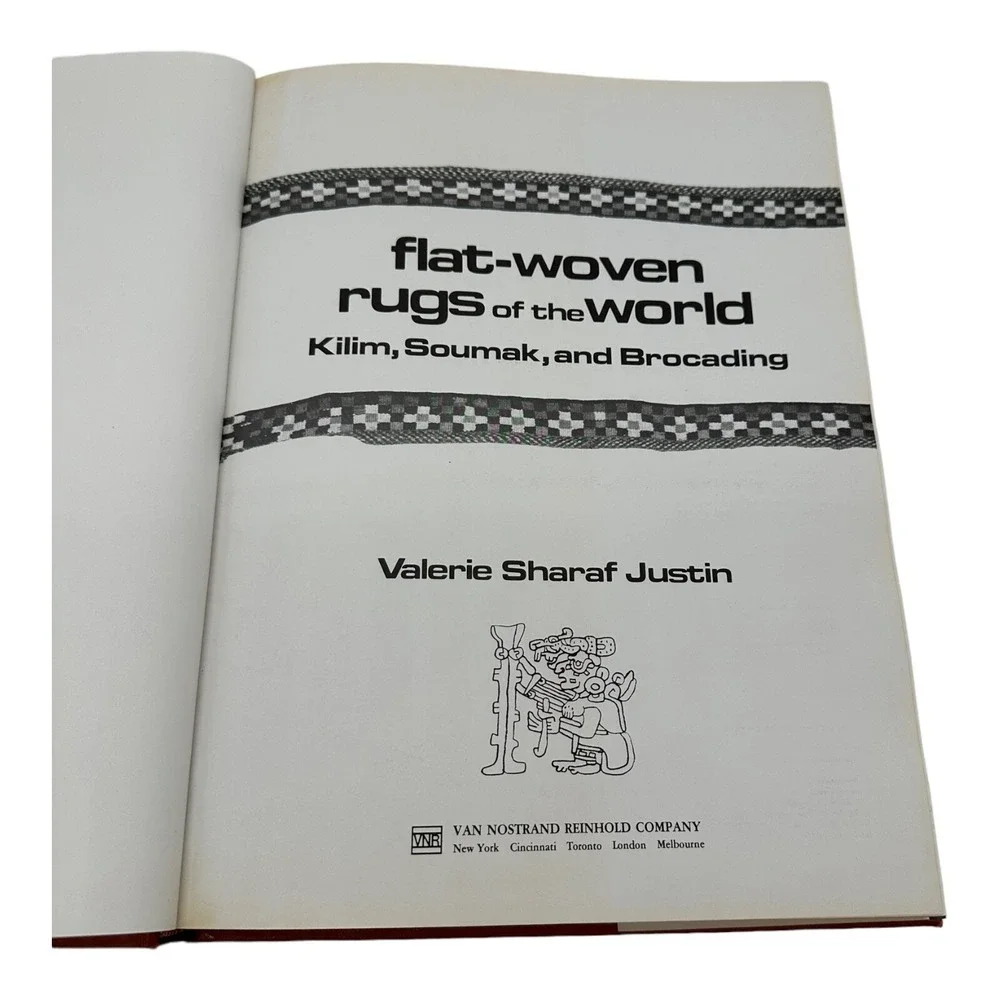 Flat-Woven Rugs of the World‎ Hardcover Book by Valerie Sharaf Justin